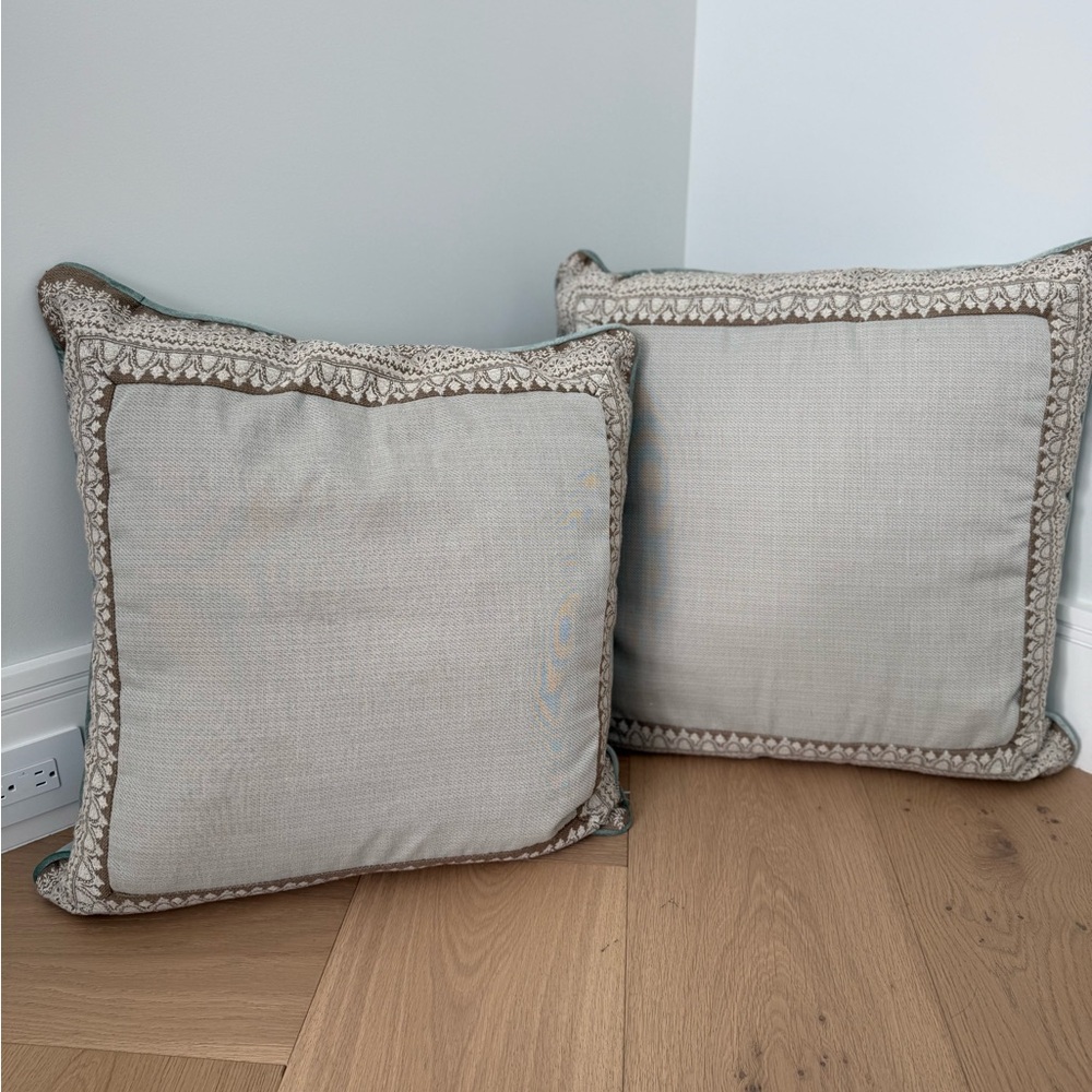 J QUEEN NEW YORK ‘Collette’ Set of Two Euro Shams - Picture 4 of 8